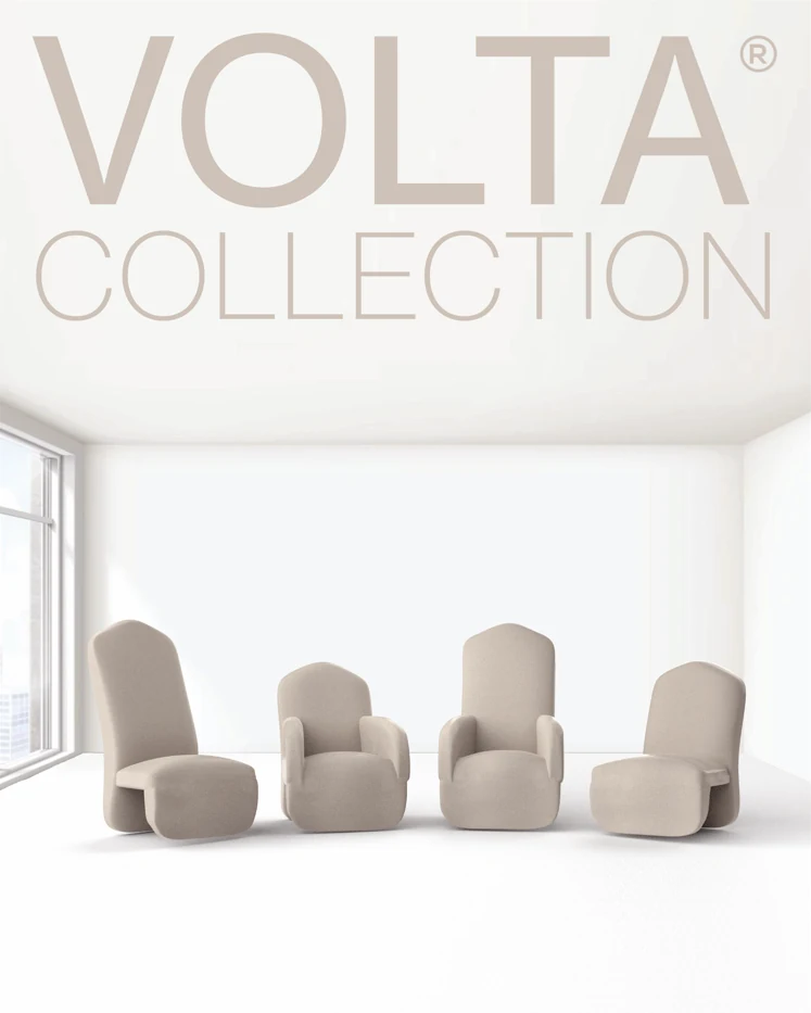 La collection de fauteuils Volta imaginée par Colinedesignstudio, près de Nantes
